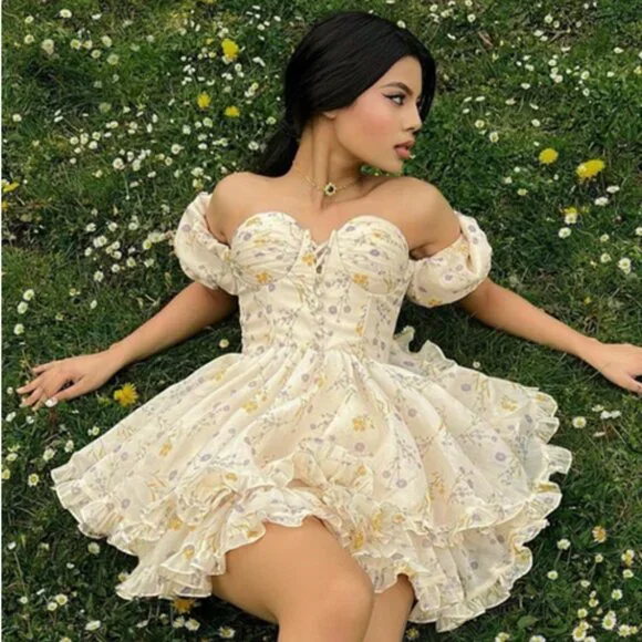 Adeirlina The Lattest of Them All Dress Small NWT - Picture 1 of 9